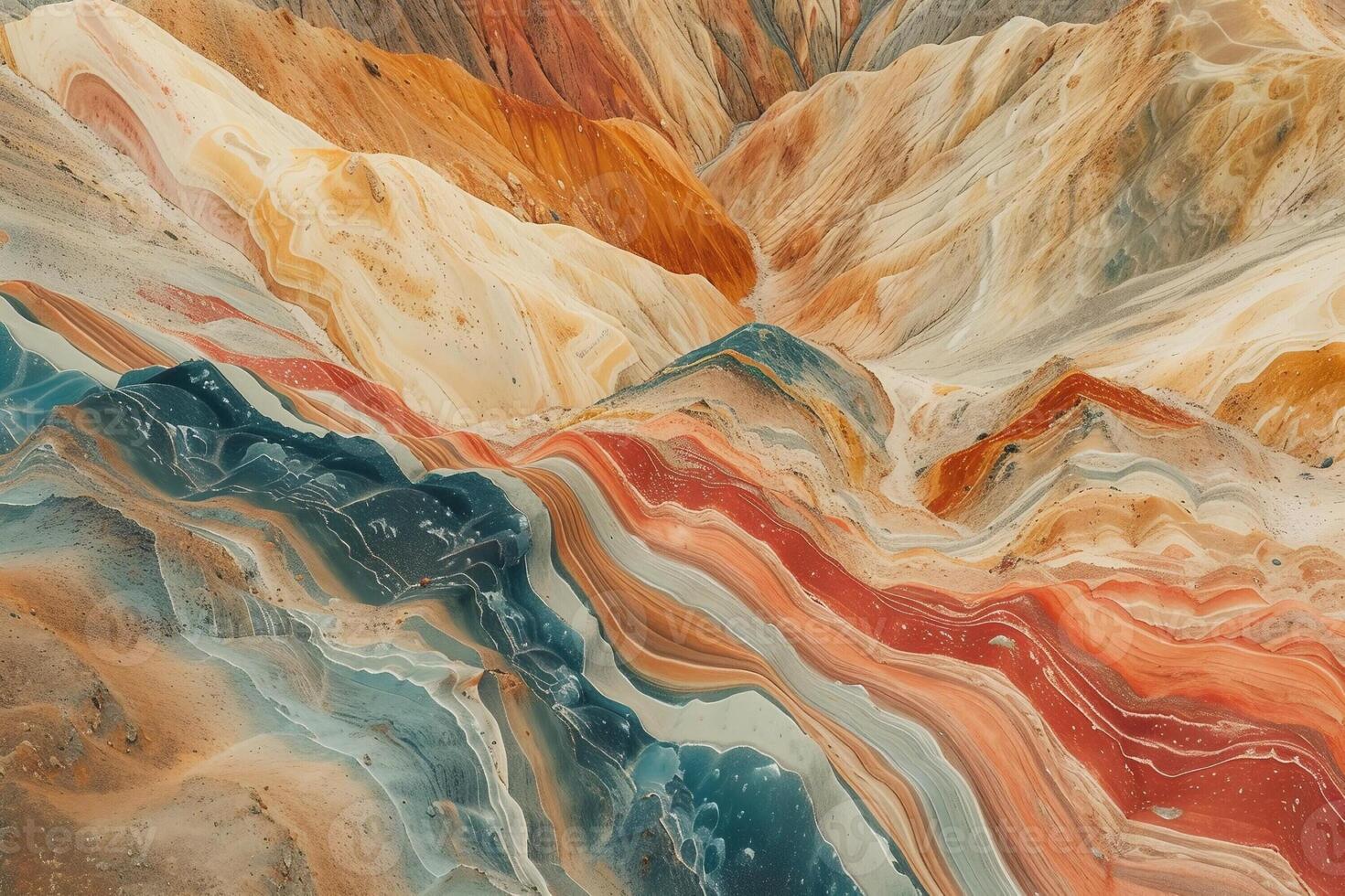 Interesting, realistic texture of mineral rocks. photo