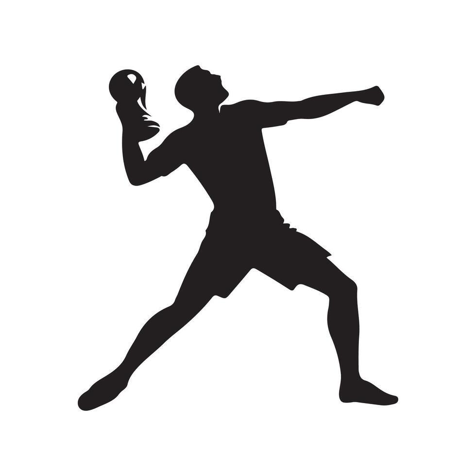 FIFA World Cup Trophy silhouette illustration. vector