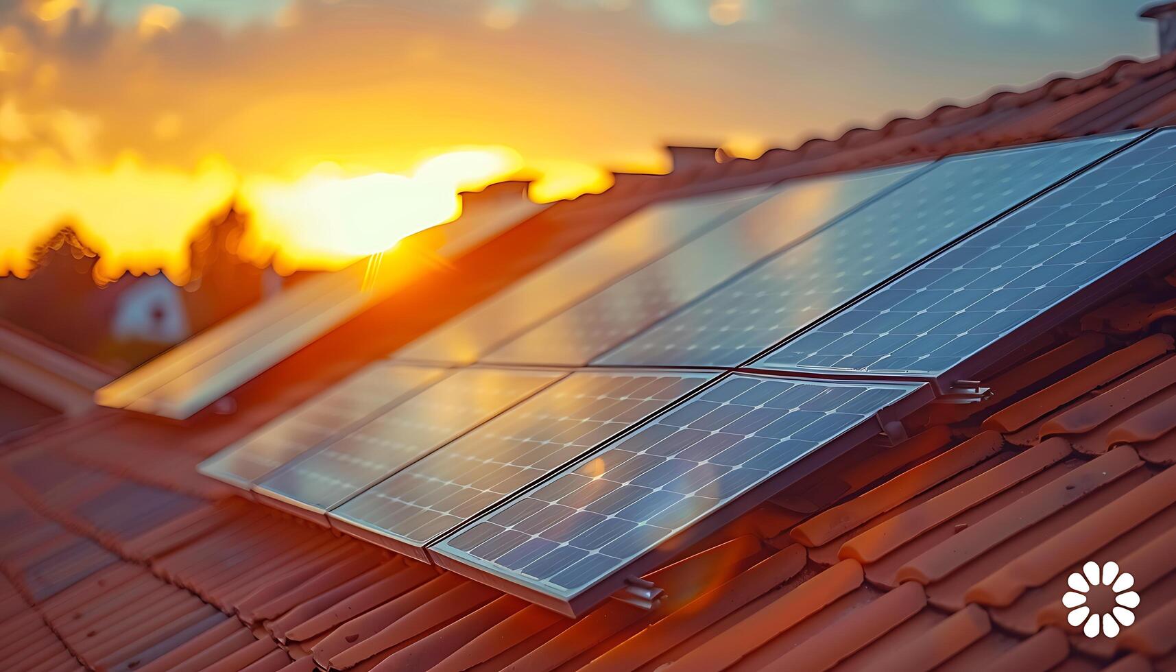 Green Technology with Solar Energy Panels photo