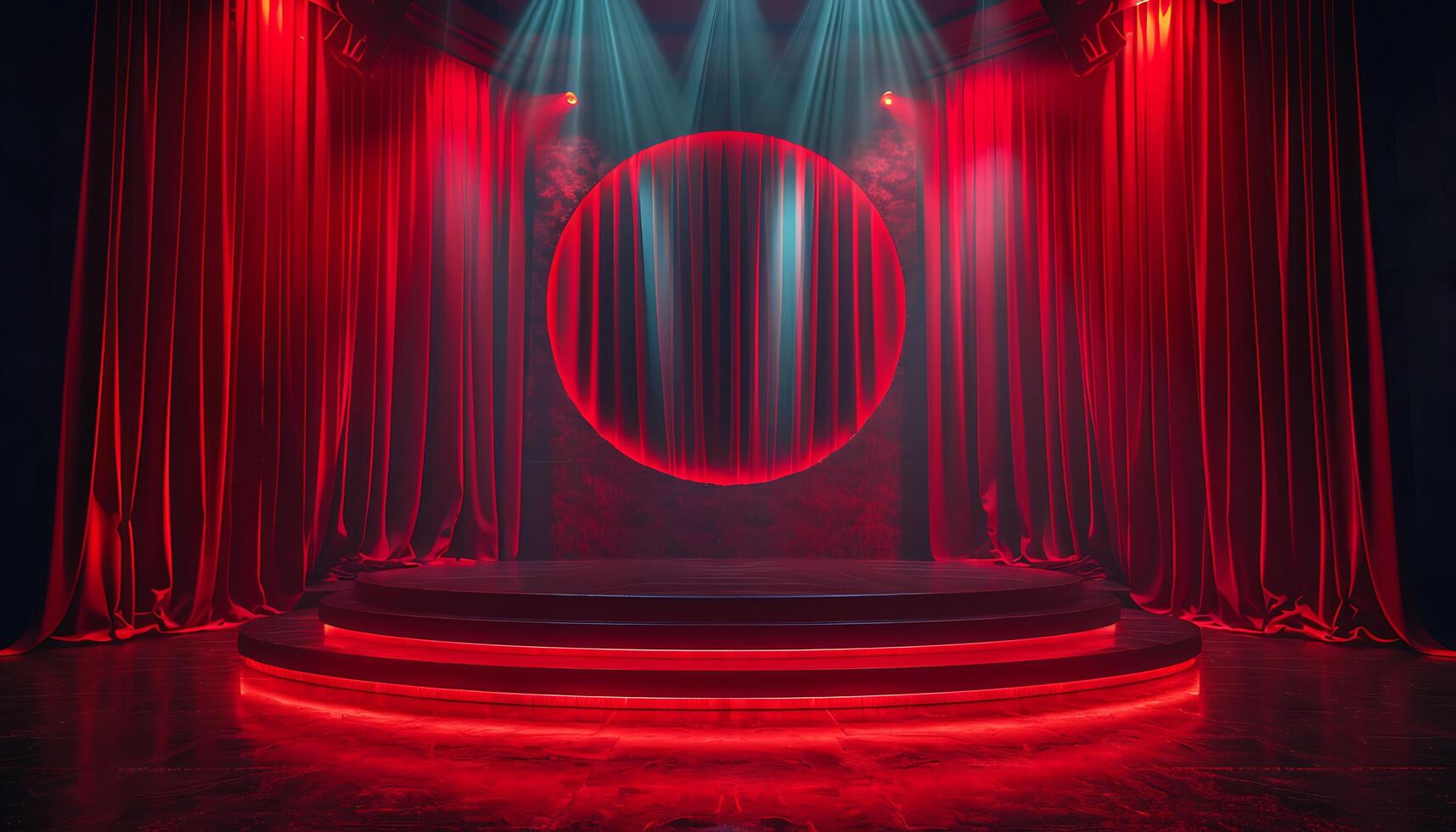 VIP Stage with Silk Pedestal photo