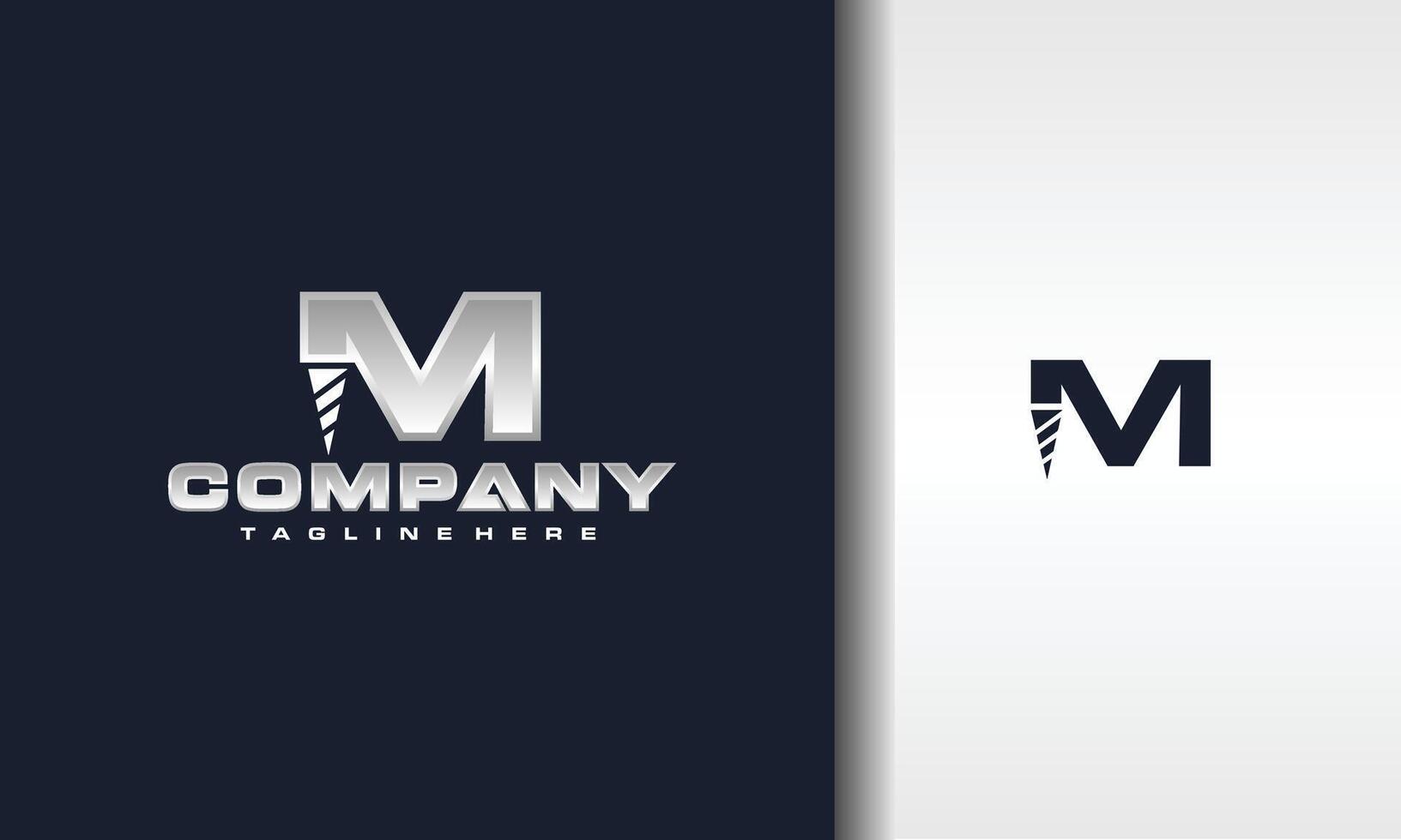 letter N drill logo vector