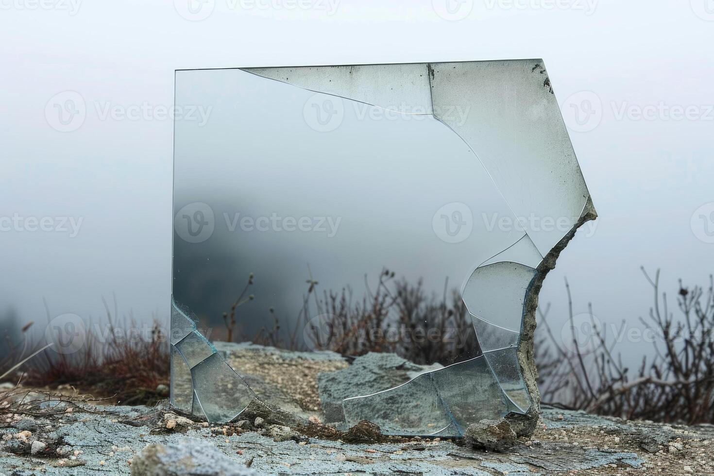 Shattered Reflections An Authors Fragmented Mind Mirrored in Mist photo