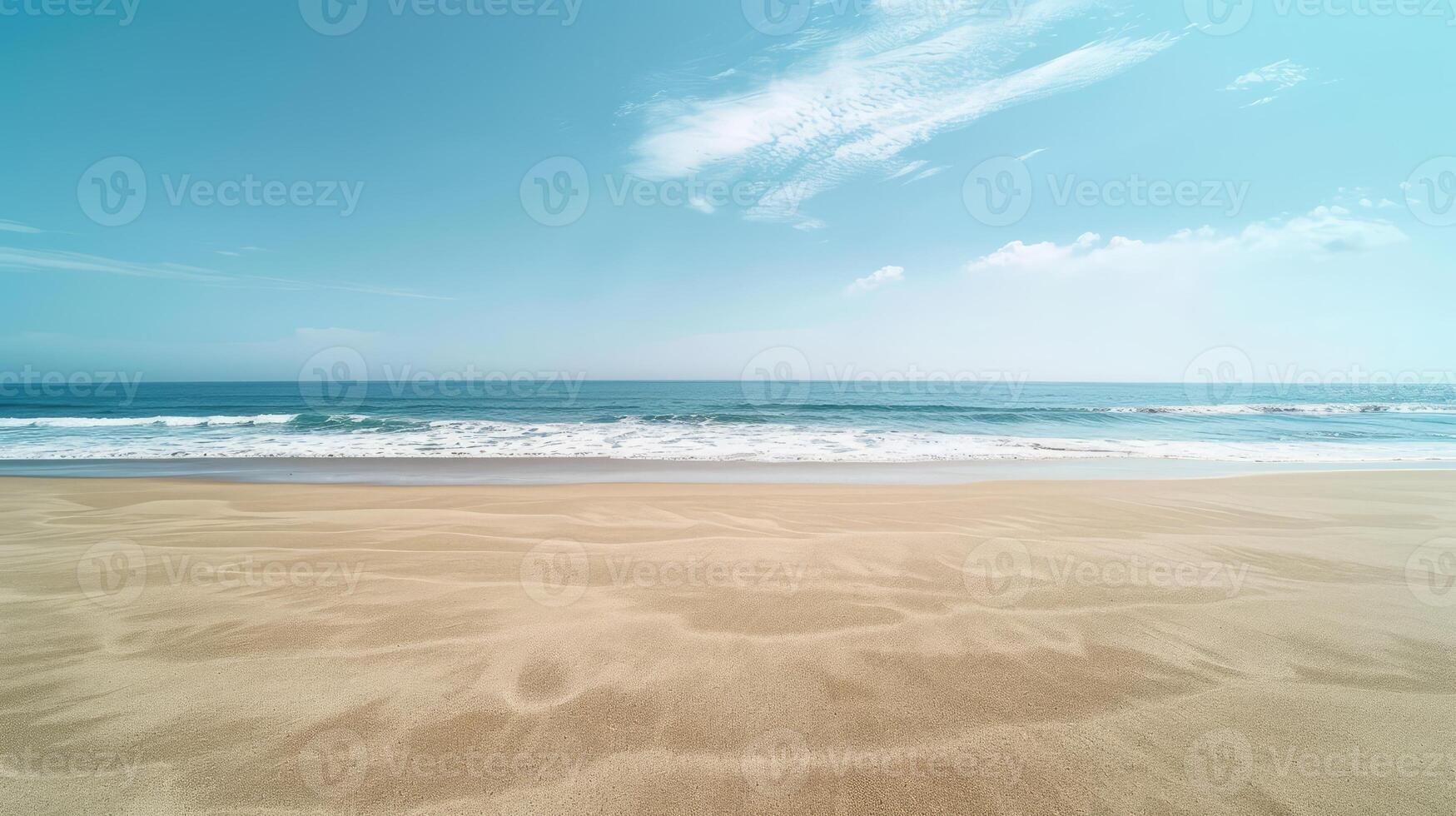 Tranquil Beach Paradise A Blank Canvas for Creativity photo