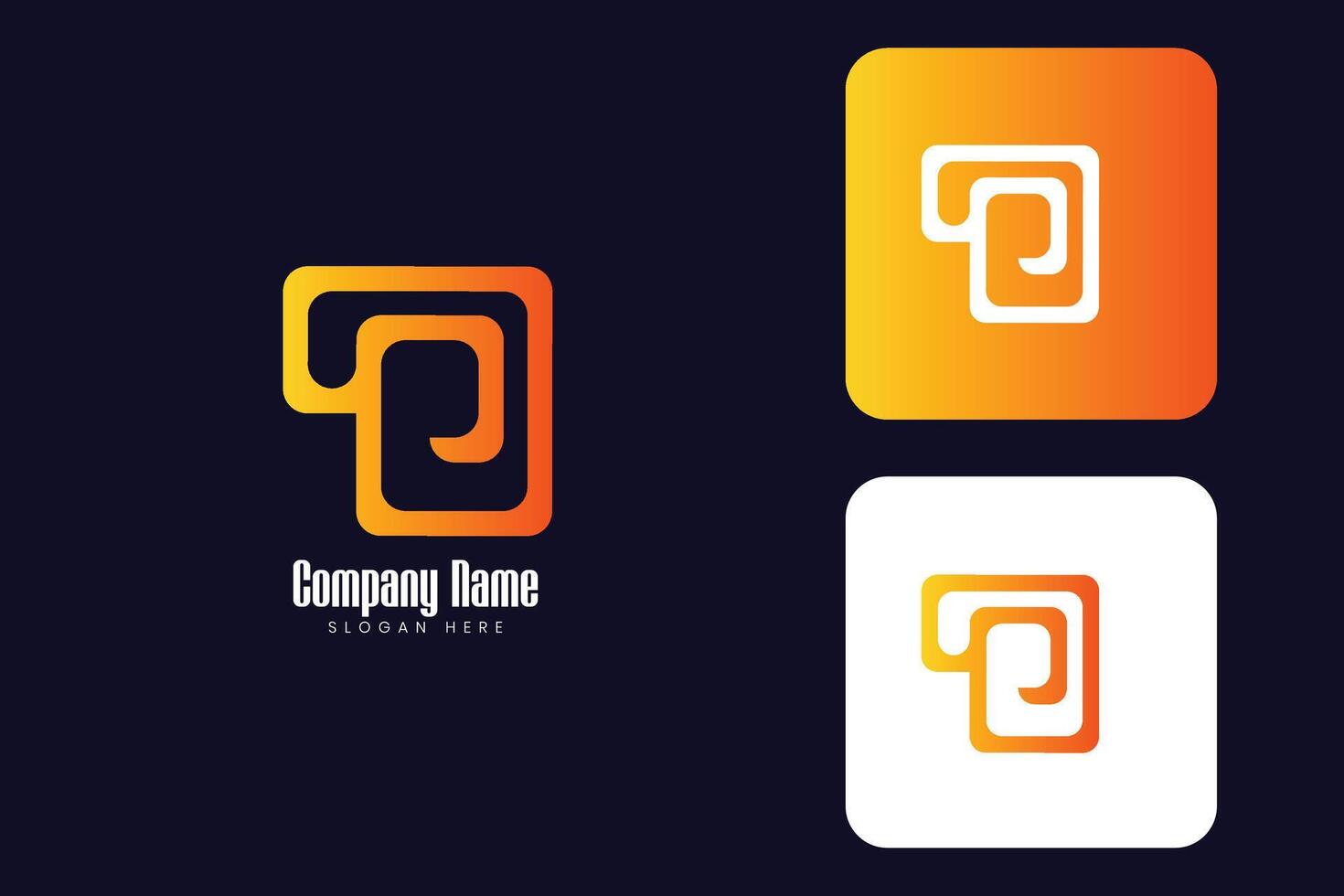Creative Business Modern Initial Letter D Logo design template vector