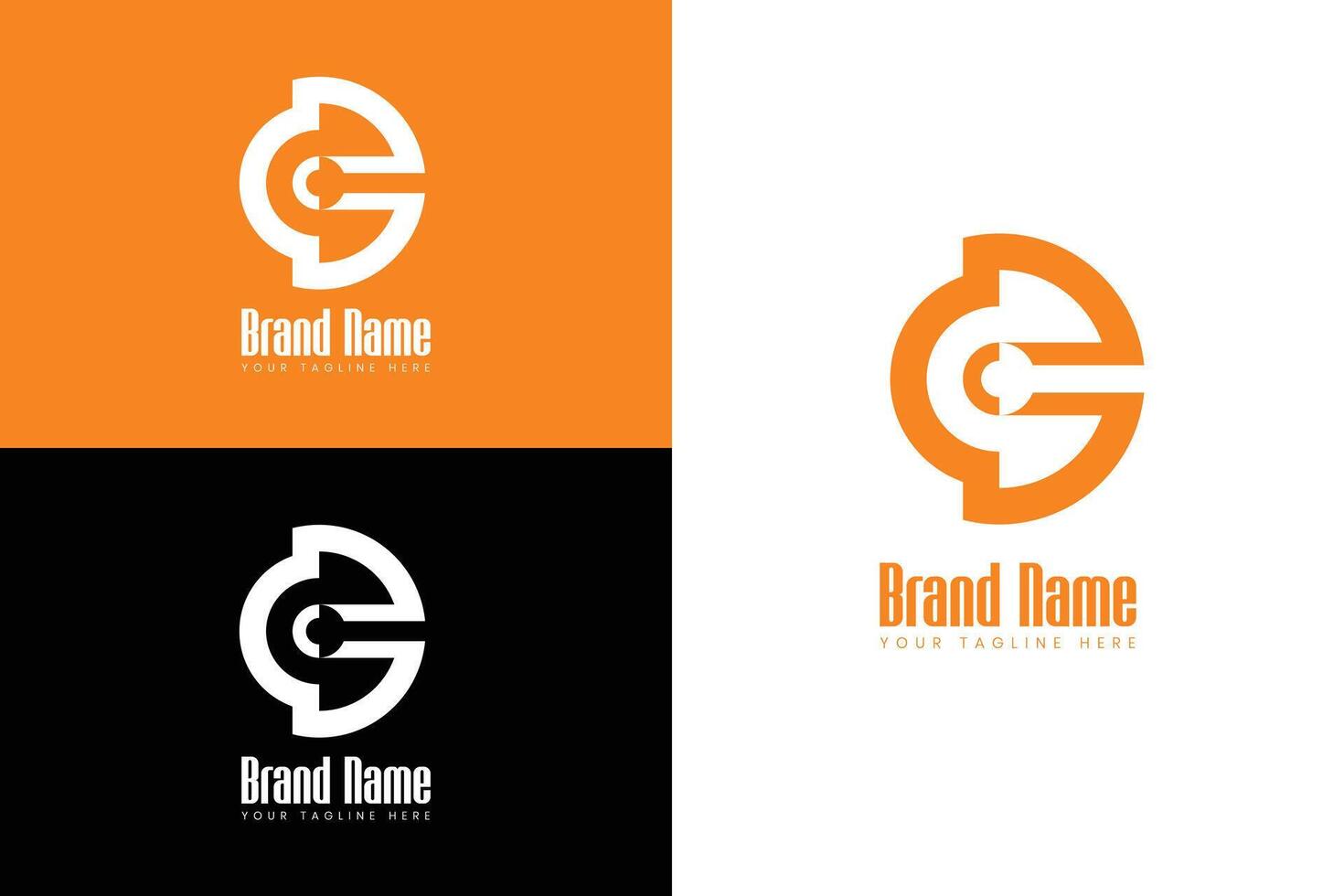 Creative Business Modern Initial Letter C Logo design Template vector