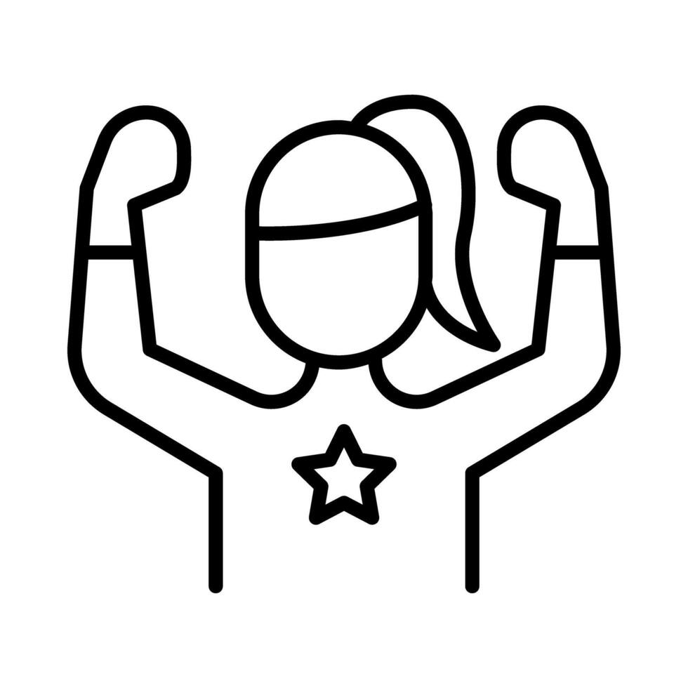 Super woman icon vector