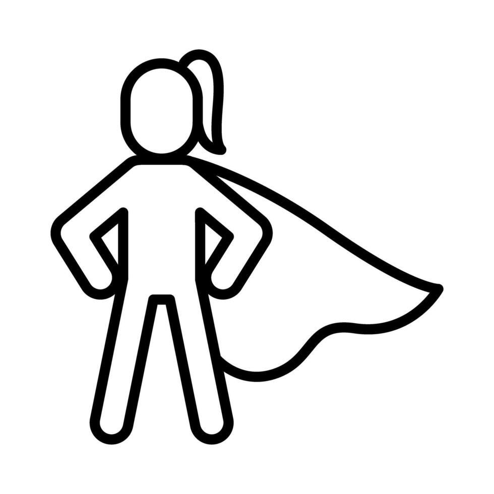 Super woman icon vector