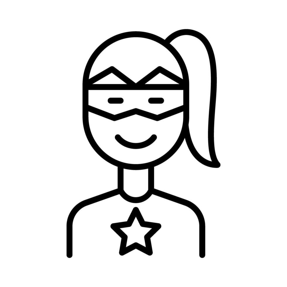Super woman icon vector
