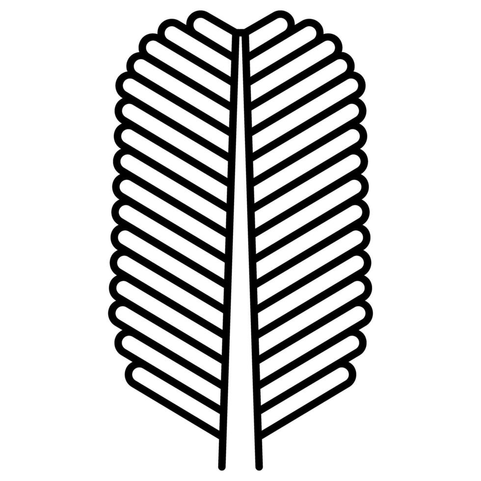 Palm Leaf, Coconut leaf icon vector