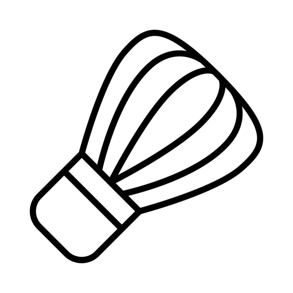 Tea whisk icon vector