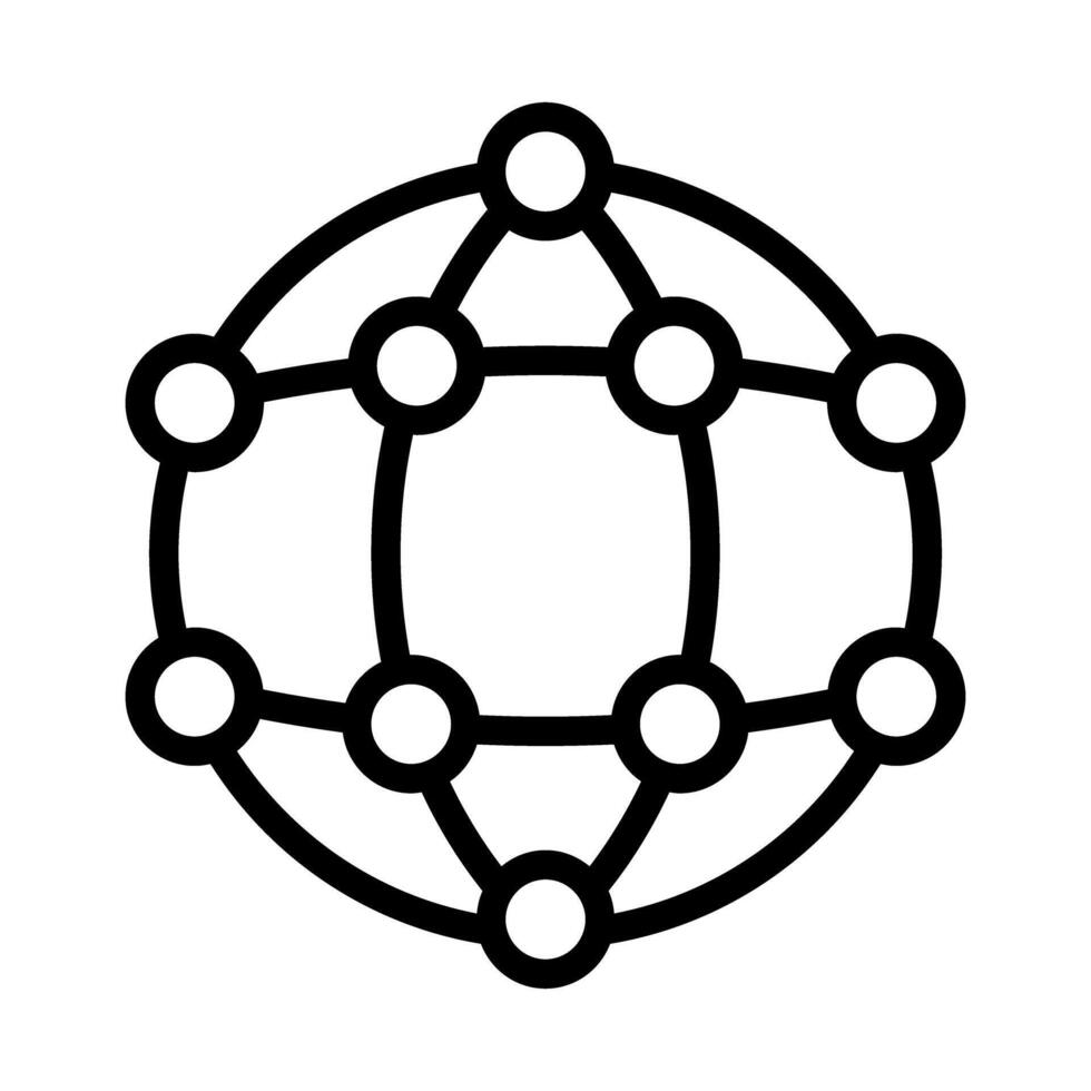 Structure icon in thin line style graphic design illustration vector