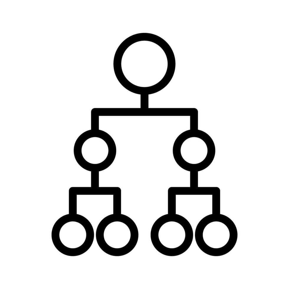 Structure icon in thin line style graphic design illustration vector