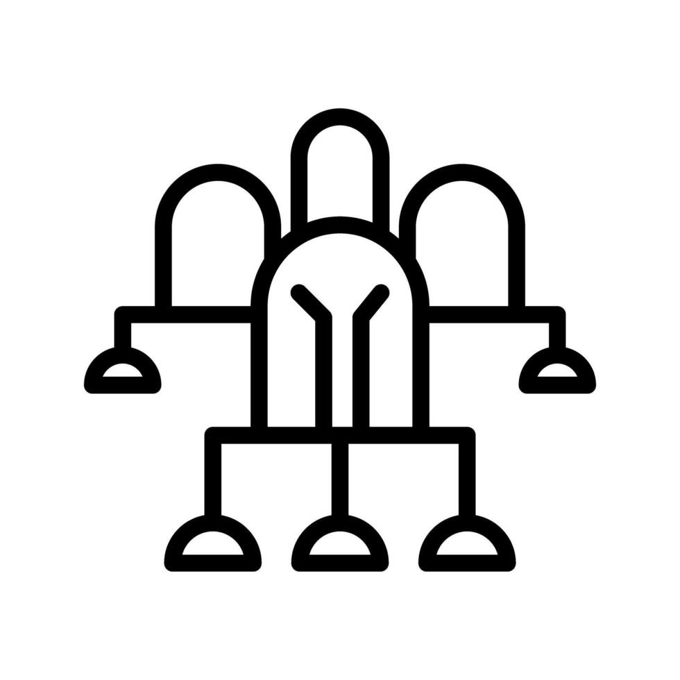 Computer virus icon vector