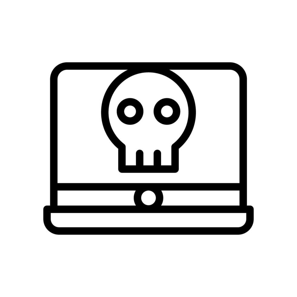 Virus computer icon vector
