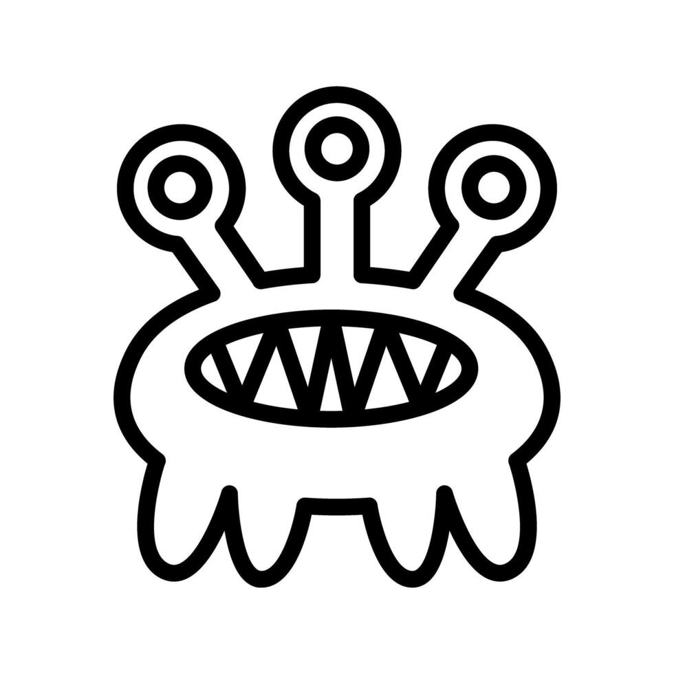 Computer virus icon vector