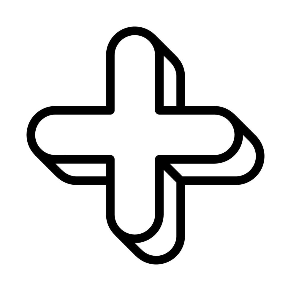 Plus, Positive, Cross, Add icon vector