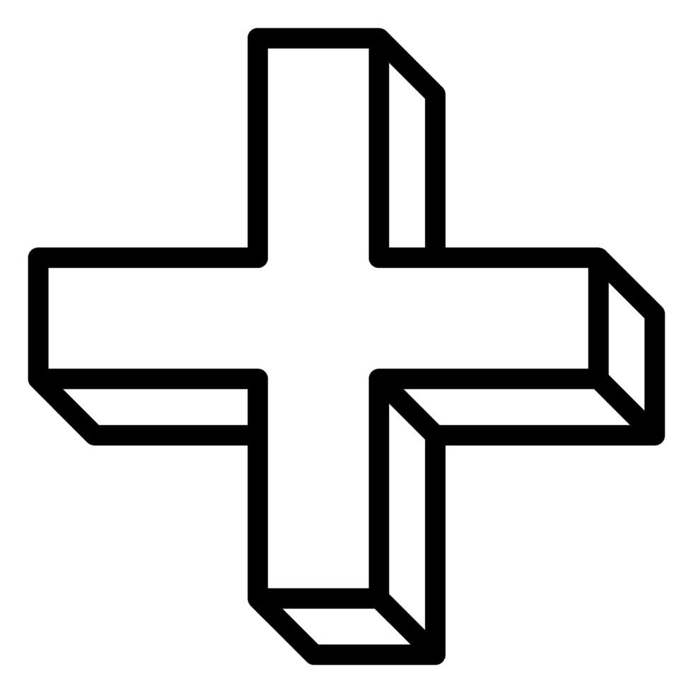 Plus, Positive, Cross, Add icon vector