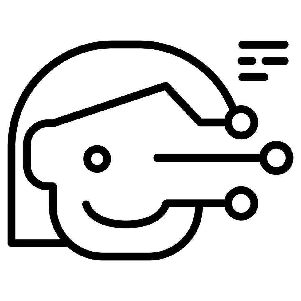 Face scan icon vector