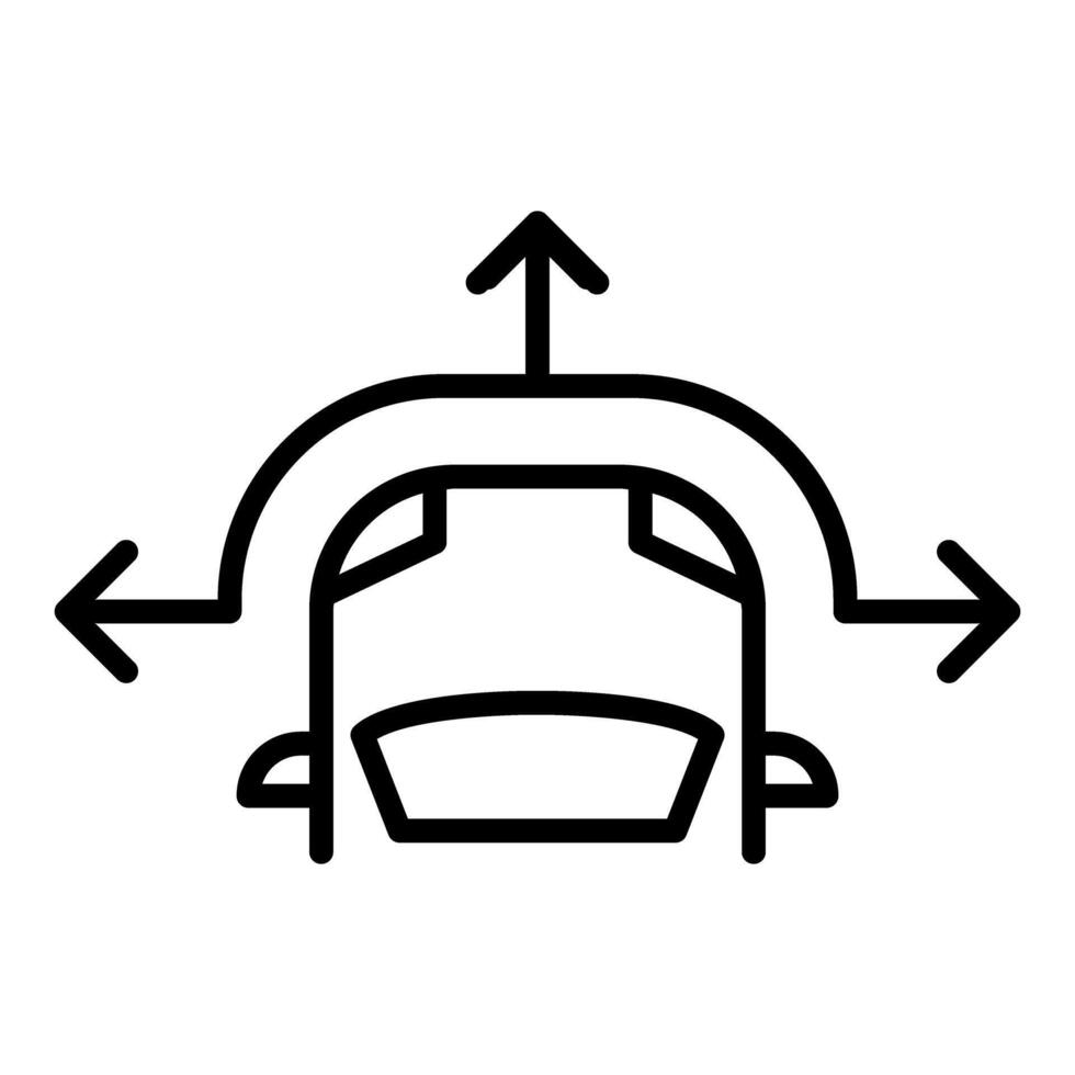 Smart car icon vector