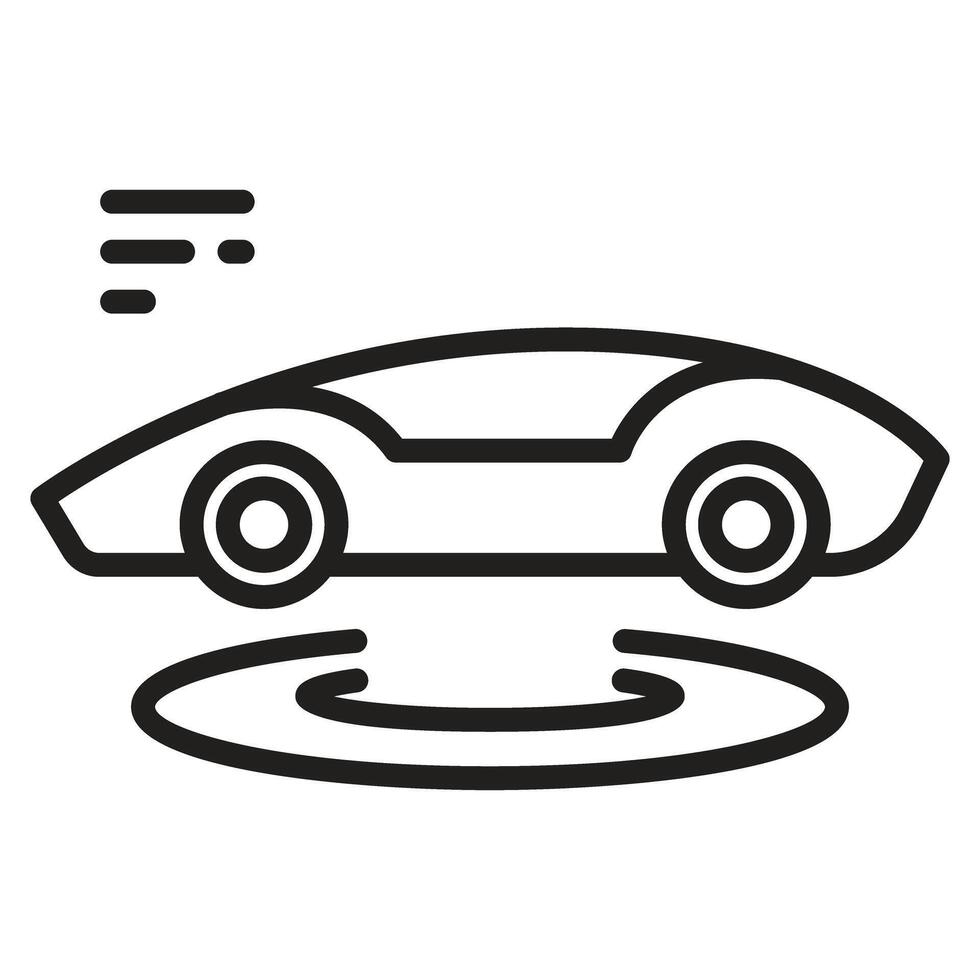 Smart car icon vector