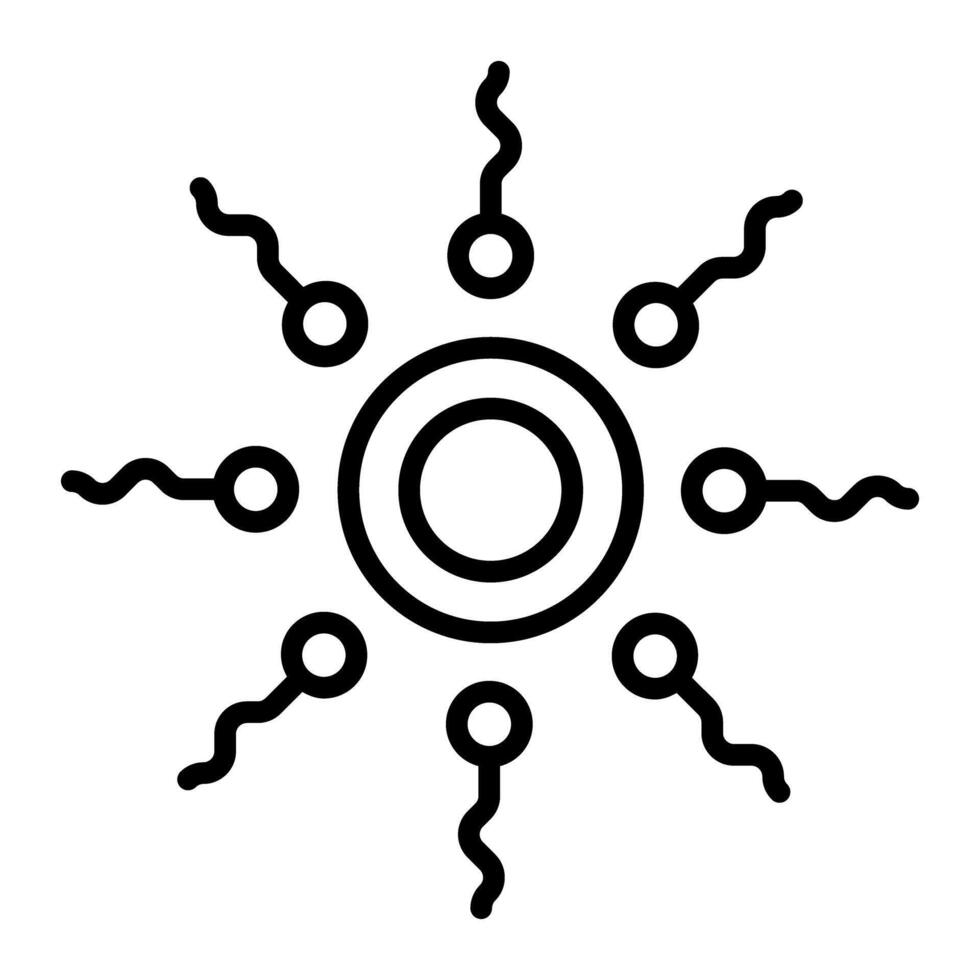 Reproduction, IVF icon vector