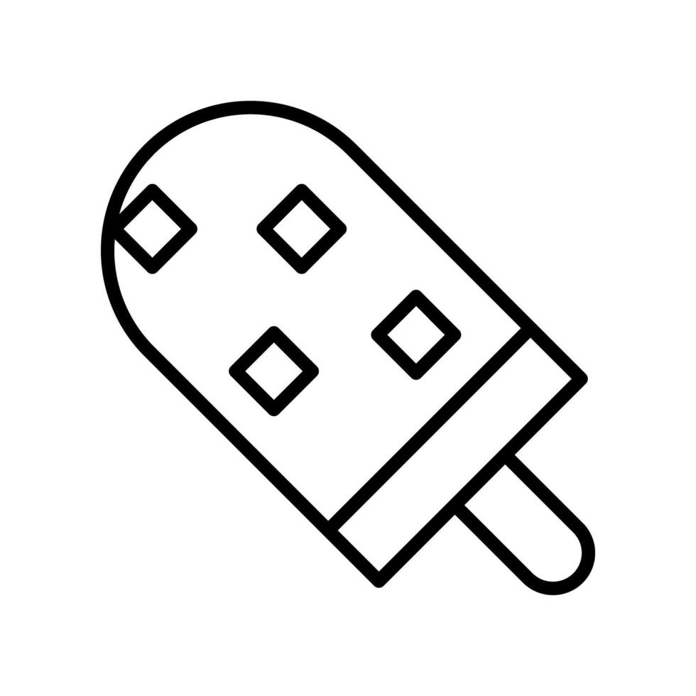 Mango ice cream icon vector