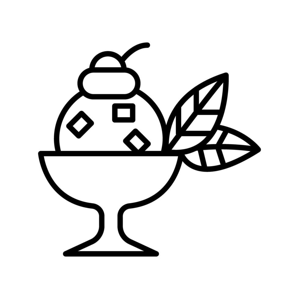 Ice cream icon vector