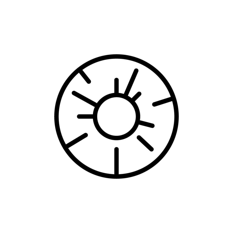 Pineapple slice icon vector