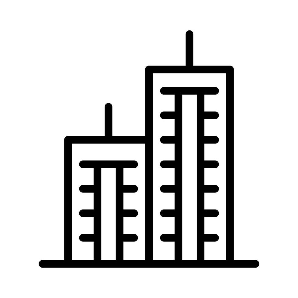 Office building icon vector