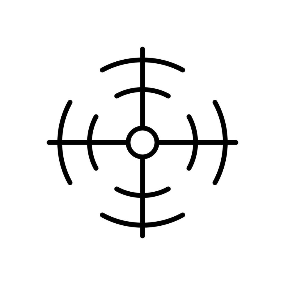 Target, aim icon vector