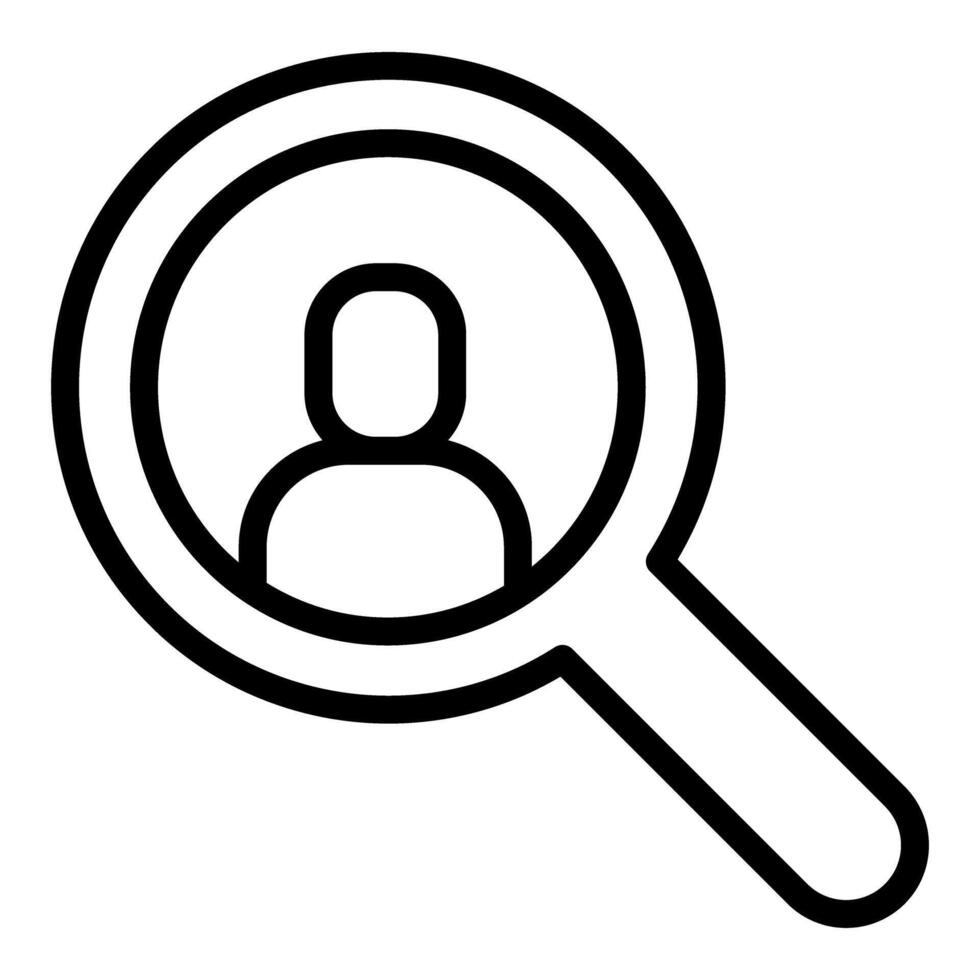 Face detection icon vector
