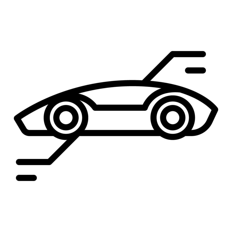Smart car icon vector