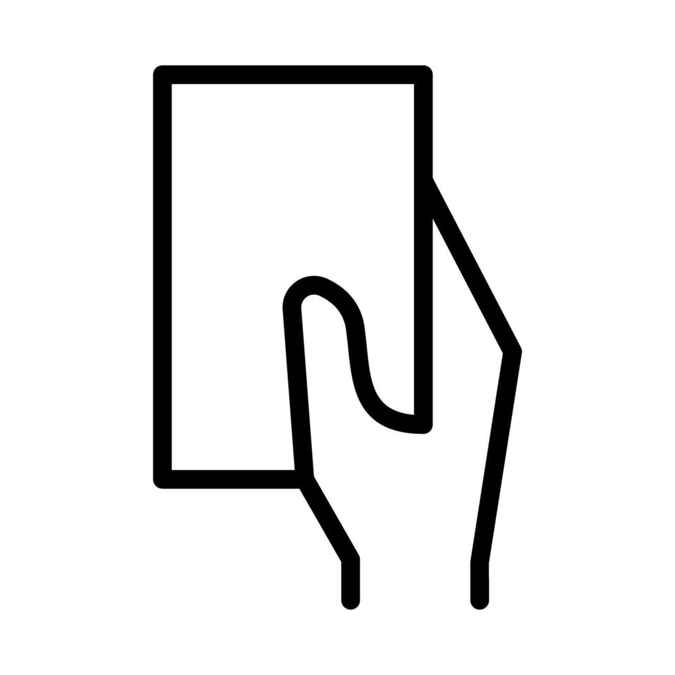 Penalty card icon vector