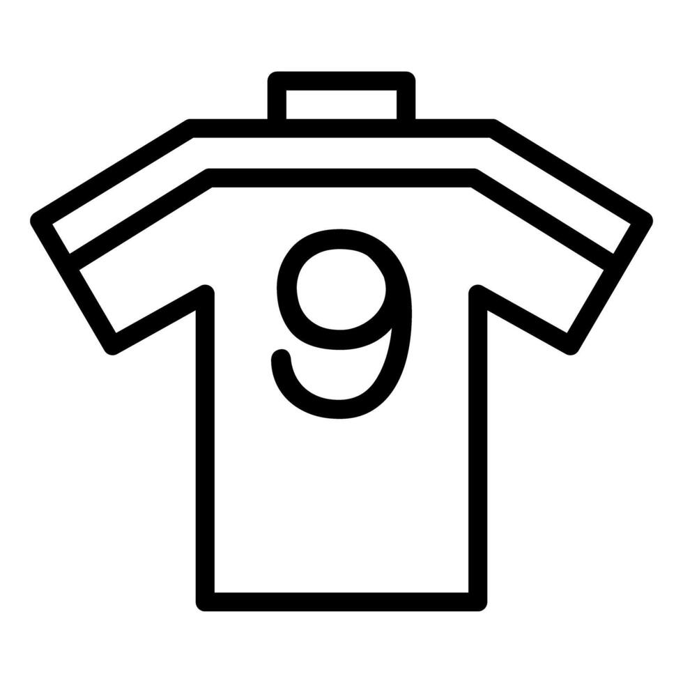 Football jersey icon vector
