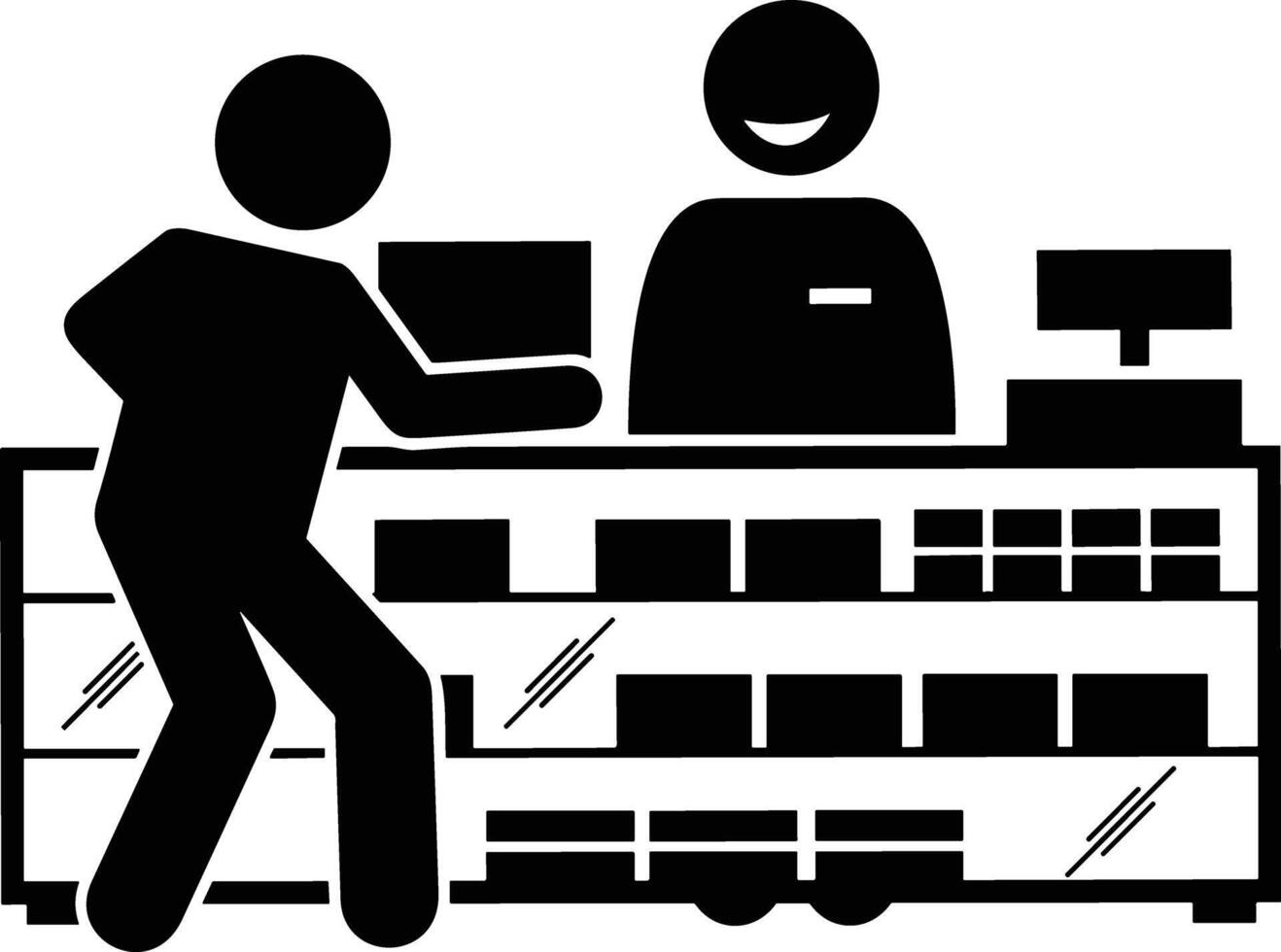 Shopping icon symbol image vector