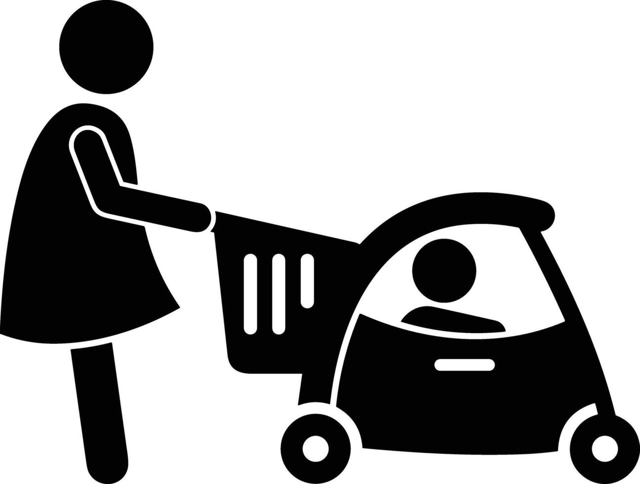 Shopping icon symbol image vector