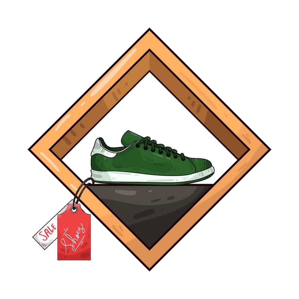 Illustration of shoes vector