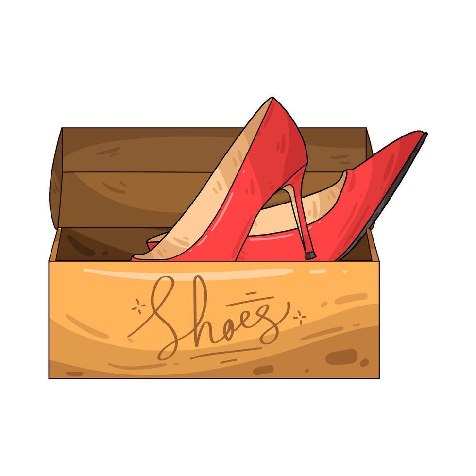 Illustration of high heels vector