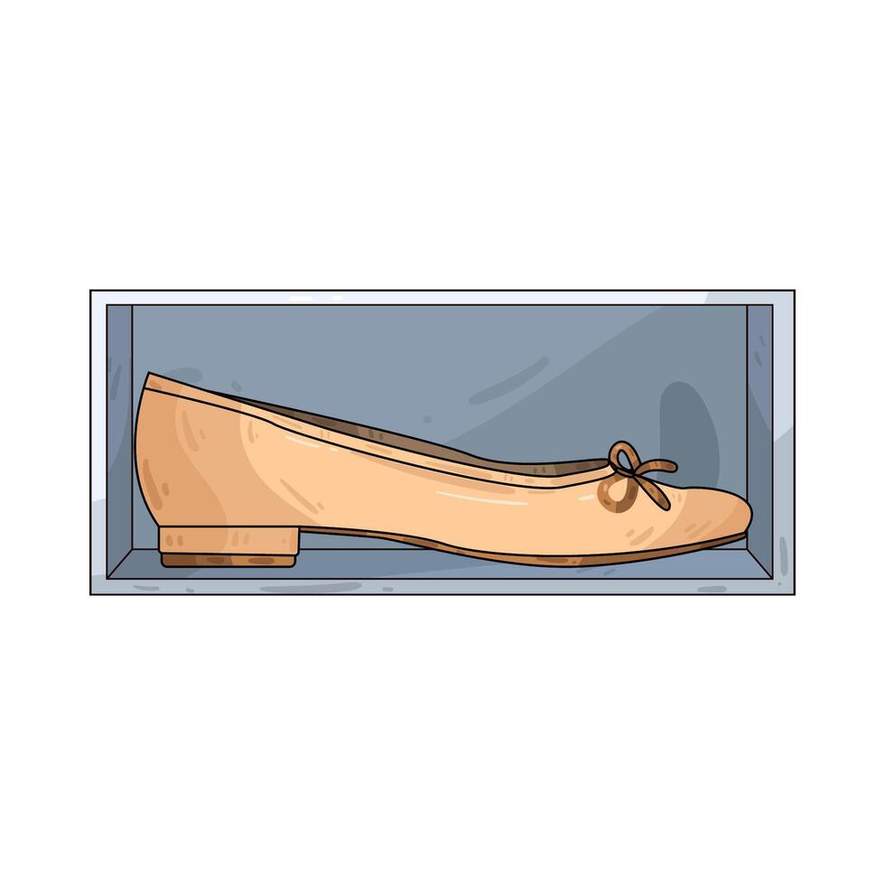 Illustration of flat shoes vector