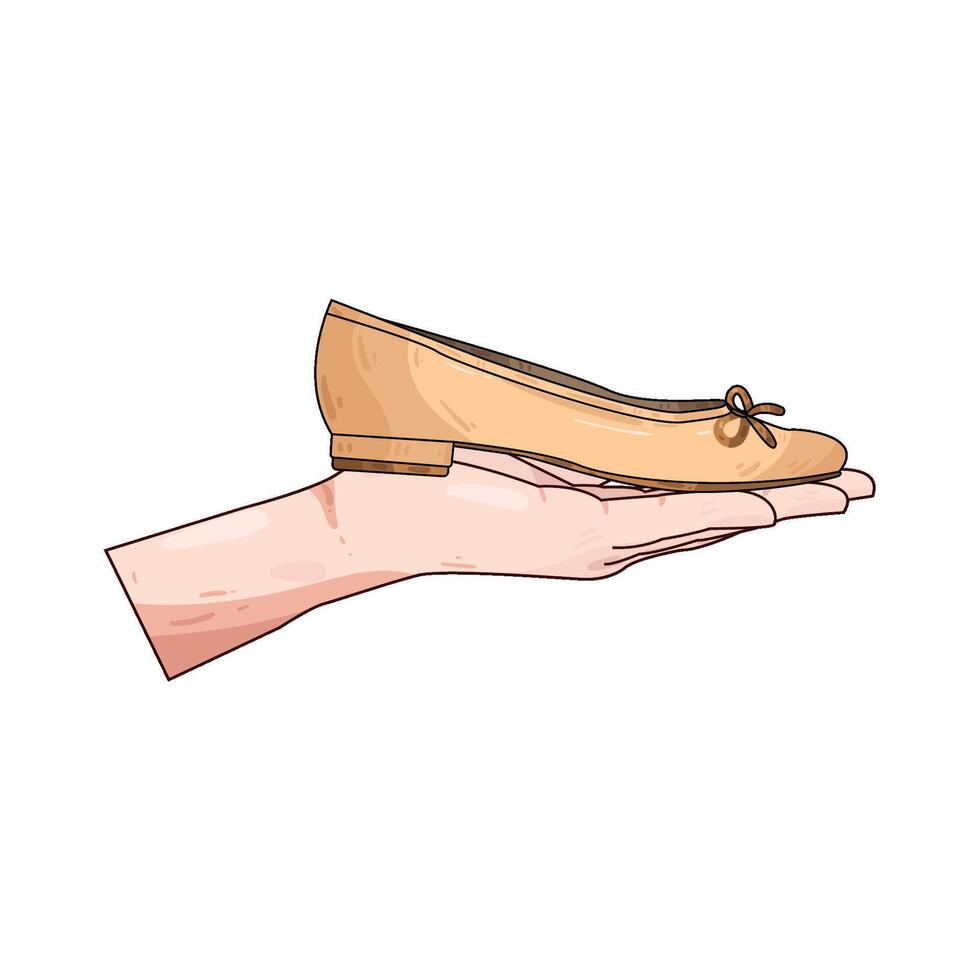 Illustration of flat shoes vector