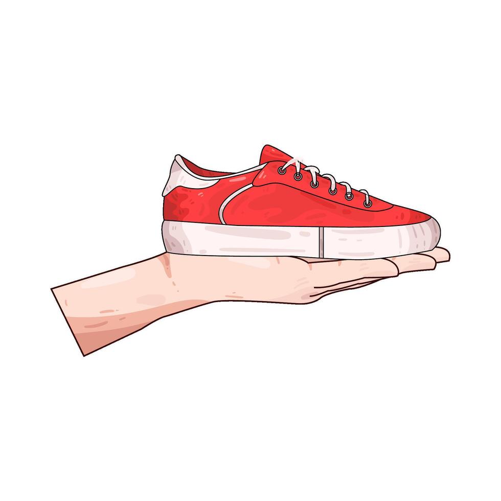 Illustration of shoes vector