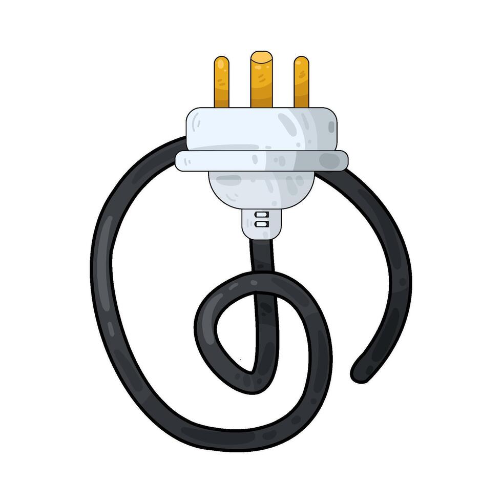 Illustration of plug vector