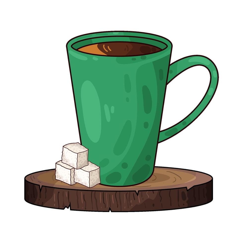 Illustration of coffee cup vector