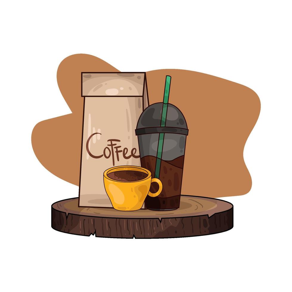 Illustration of coffee cup vector