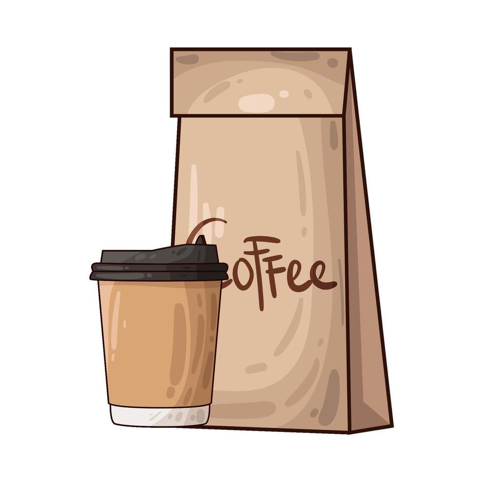 Illustration of coffee cup vector