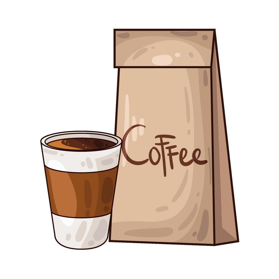 Illustration of coffee cup vector