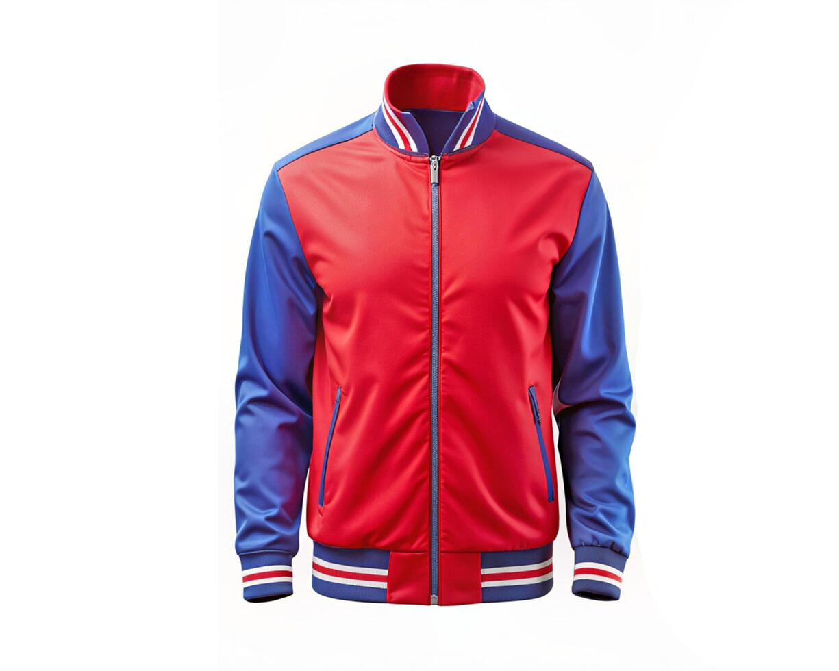 Mockup of a Red Blue Jacket photo
