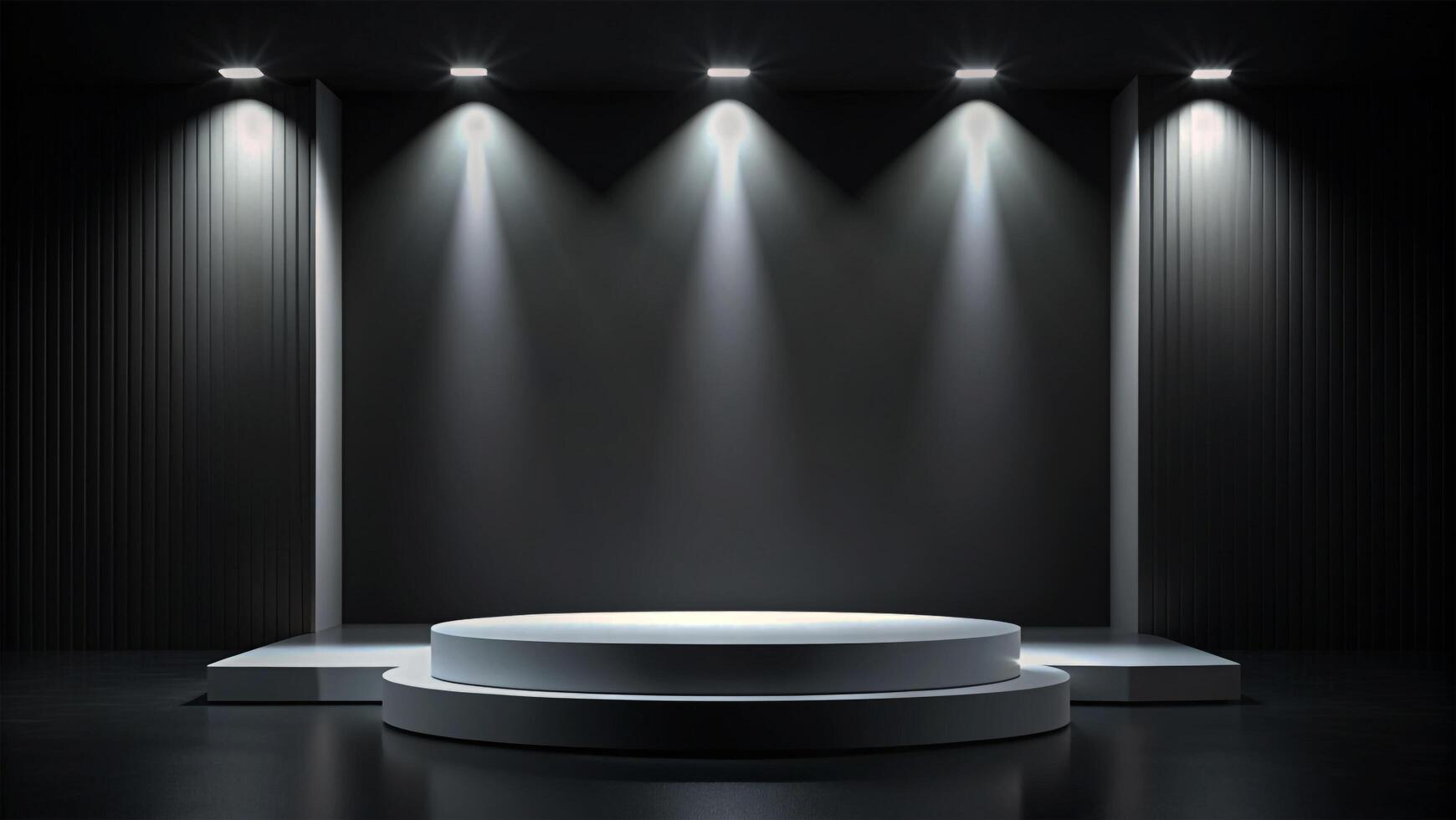 A Podium Stand on a Dreamy Pedestal Backdrop photo