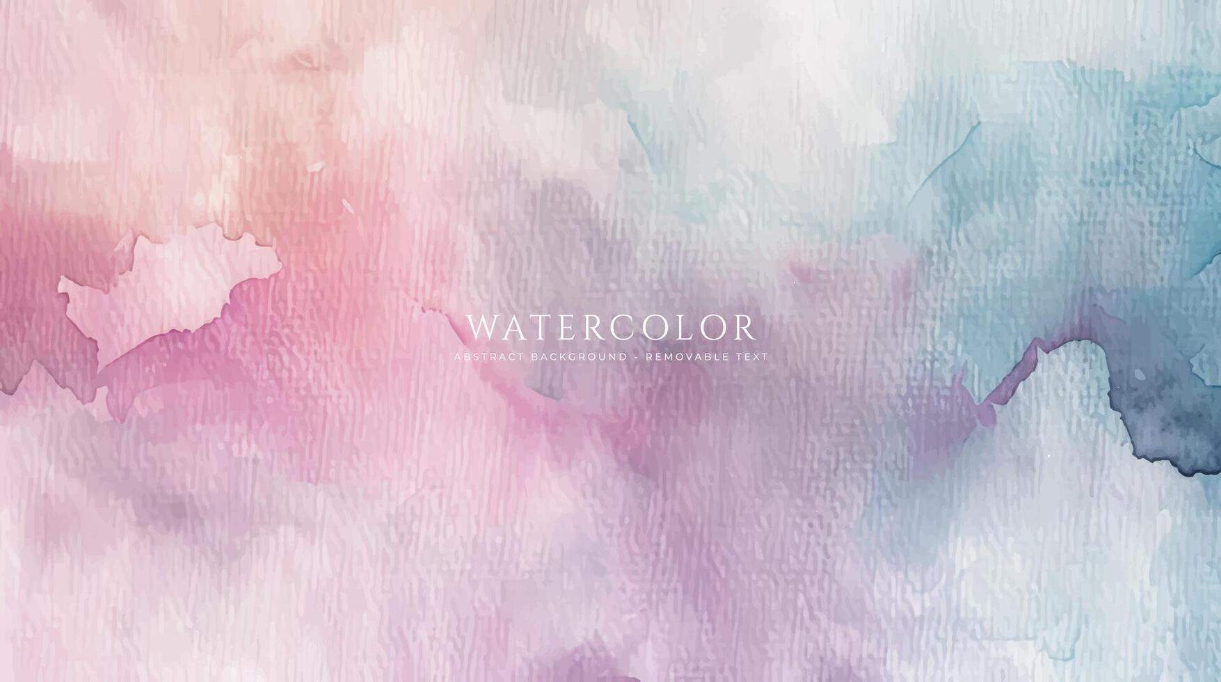 Abstract horizontal watercolor background. Neutral light colored empty space background illustration vector