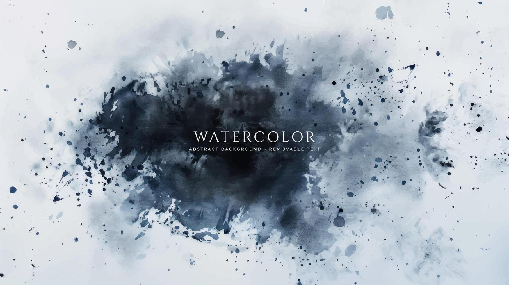 Abstract horizontal watercolor background. Neutral light colored empty space background illustration vector